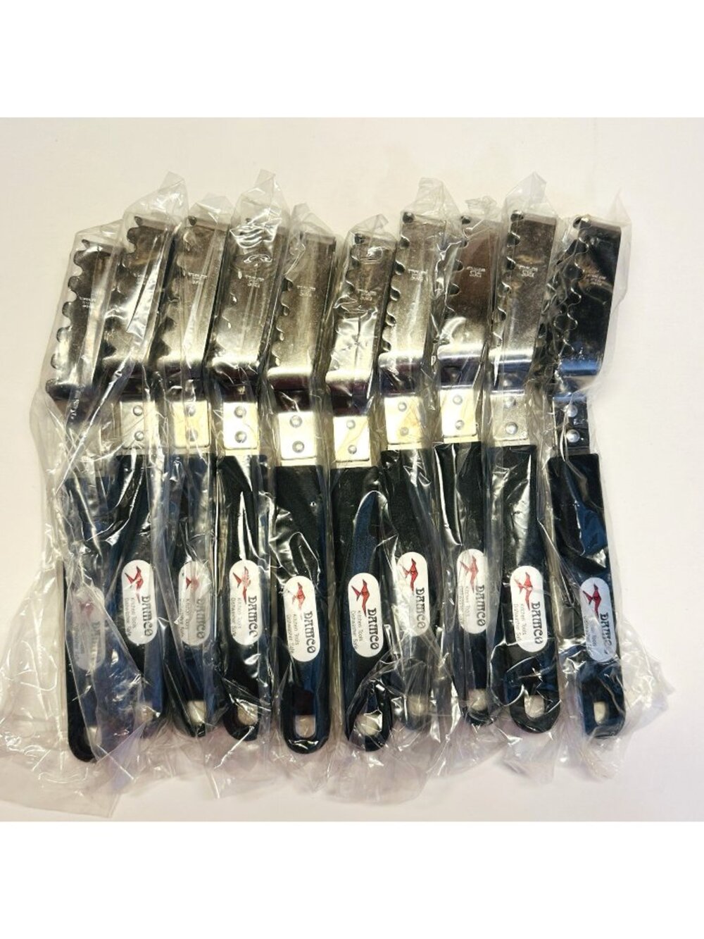 LOT OF 10 Damco Fish Scalers Stainless Steel Japan New Old Stock